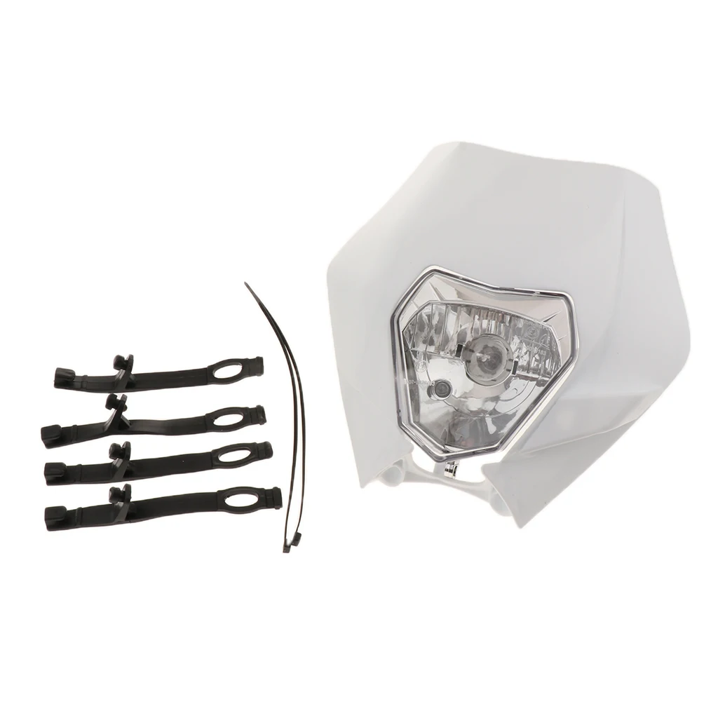 Dual Sport Headlight 12V 35W Head Light for   SMR EXC SX Fairing Mask