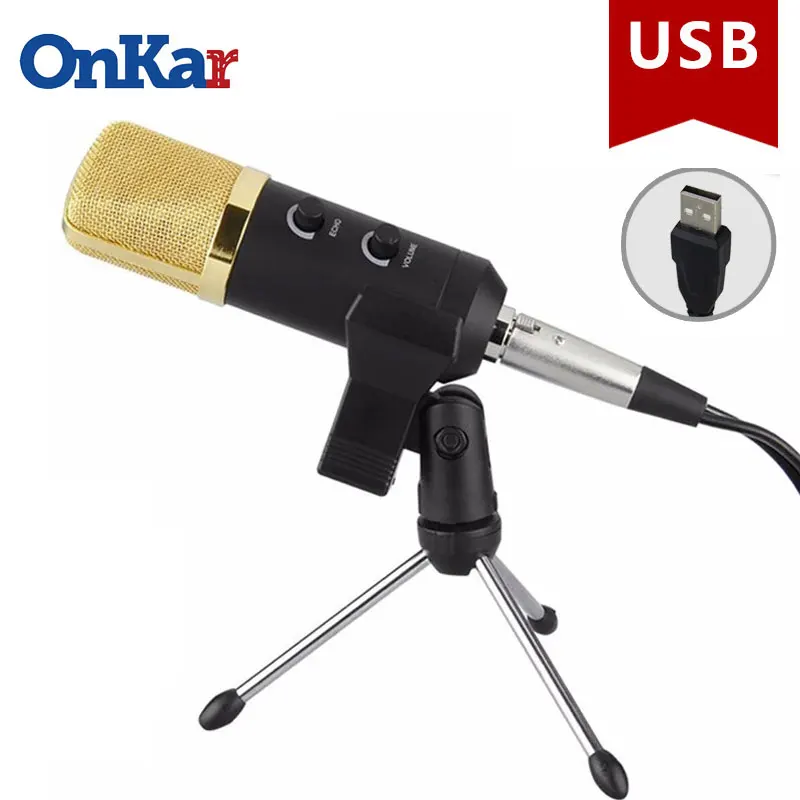 

Professional Live Internet Microphone USB Condenser Mic for YouTube KTV PC Computer Karaoke Laptop