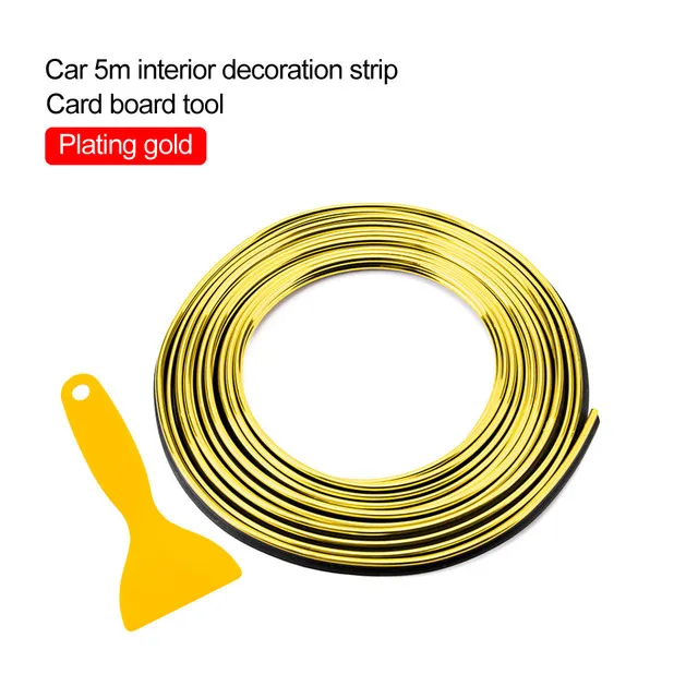 Premium Car Interior Styling Flexible Strip - Easy-to-Install Dashboard Decoration