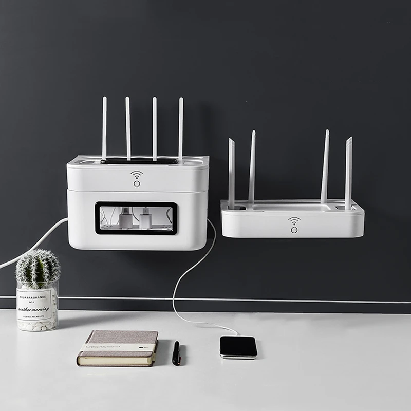 Wi Fi роутер коробка для хранения настенная монтажная плата Органайзер тв стойка