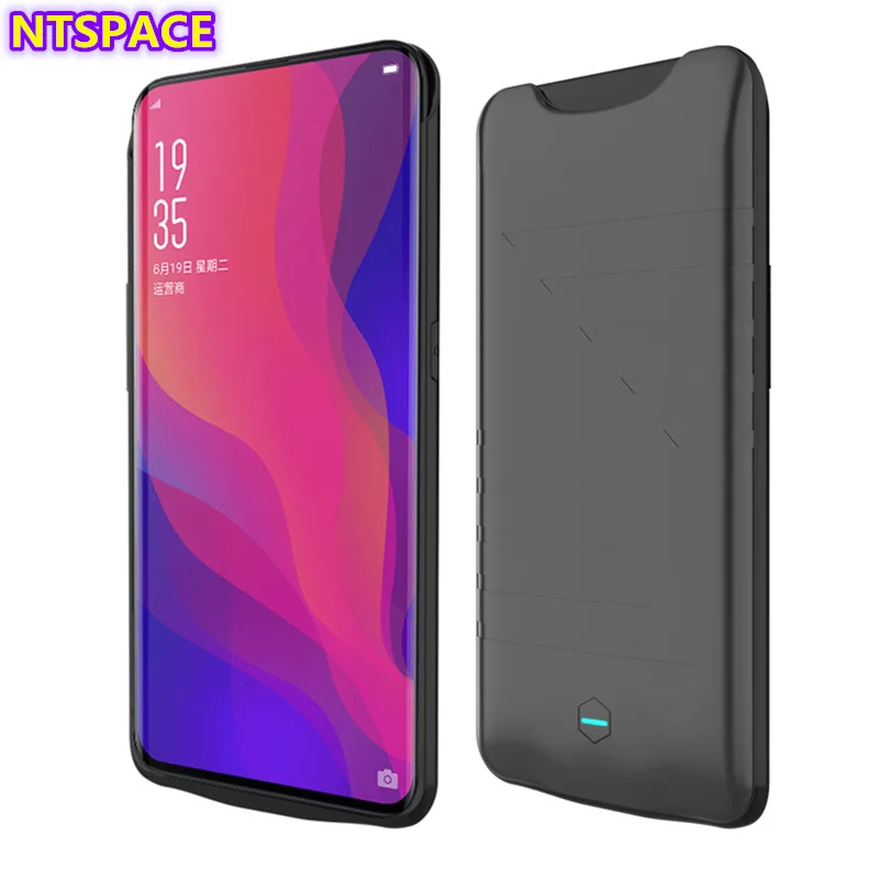 6800 мАч Расширенный телефон Батарея Мощность чехол для OPPO Find X запасная Зарядное