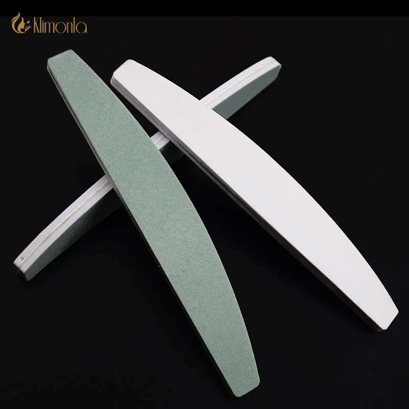 

5Pcs/Lot Double-Side Green And White Nail Files 600/4000 Grit Sanding UV Gel Polish Manicure Buffers Block Nail Care Tools