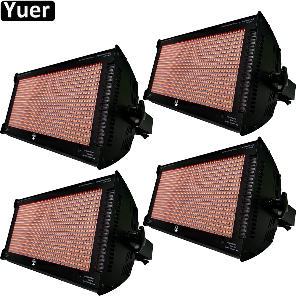 4 шт./лот DJ оборудование LED 1000 Вт окраска атомный стробоскоп DMX512 стирка 2в1