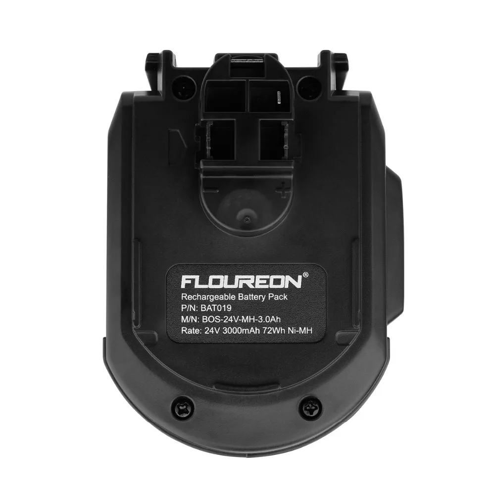 FLOUREON 24V 3000mAh Ni-MH аккумулятор для BOSCH 24V Ni MH 3.0Ah GBH 24VFR GBH 24VFR GBH 24VRE GBH 24VR BAT019 BAT020 BAT021 Ni-MH