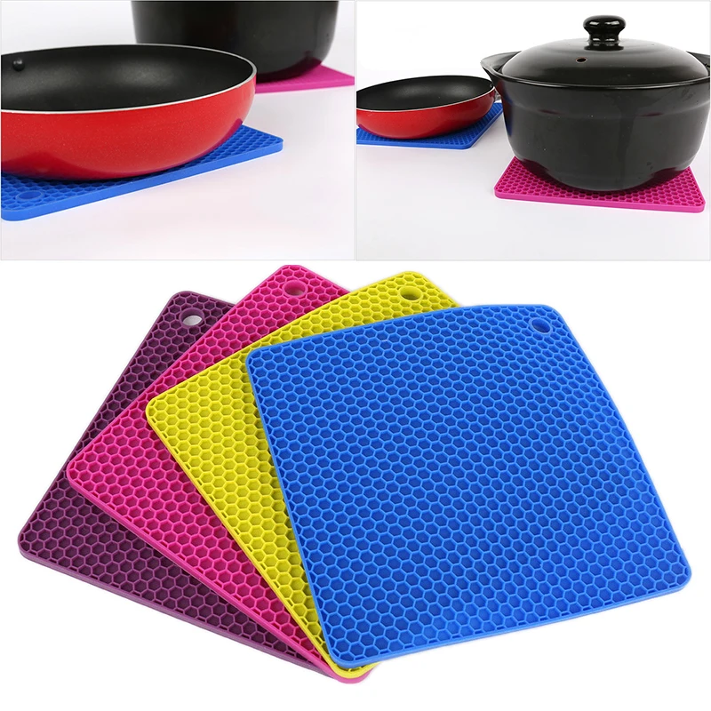 18.3*18.3CM Pan Non Stick Fat Reducing Silicone Cooking Mat