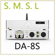 SMSL DA-8S njw1194настольный высокопроизводительный цифровой усилитель мощности полный сбалансированный дизайн Поддержка RCA/XLR/BT входного усилителя