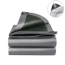 

Heavy Duty Poly Tarp Cover, 0.32mm Waterproof, UV Resistant Tarpaulin Cover Shading Sail for Roof, Camping, Patio, Pool , Boat