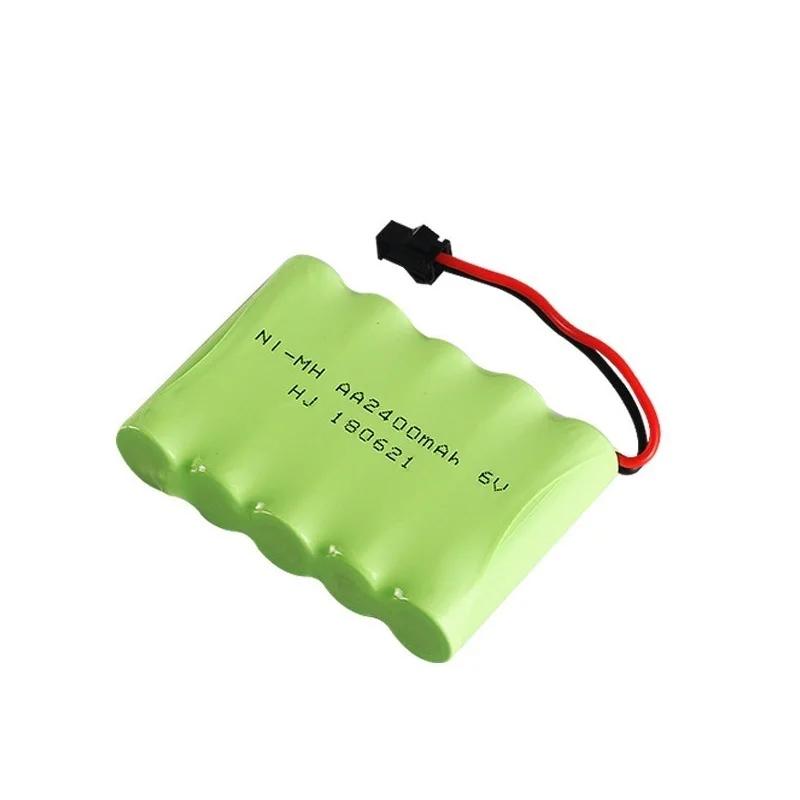 SM Plug) Ni-MH 6v 2400mah батарея+ USB зарядное устройство для Rc игрушки автомобили танки грузовики роботы лодки пистолеты AA 6v перезаряжаемый аккумулятор