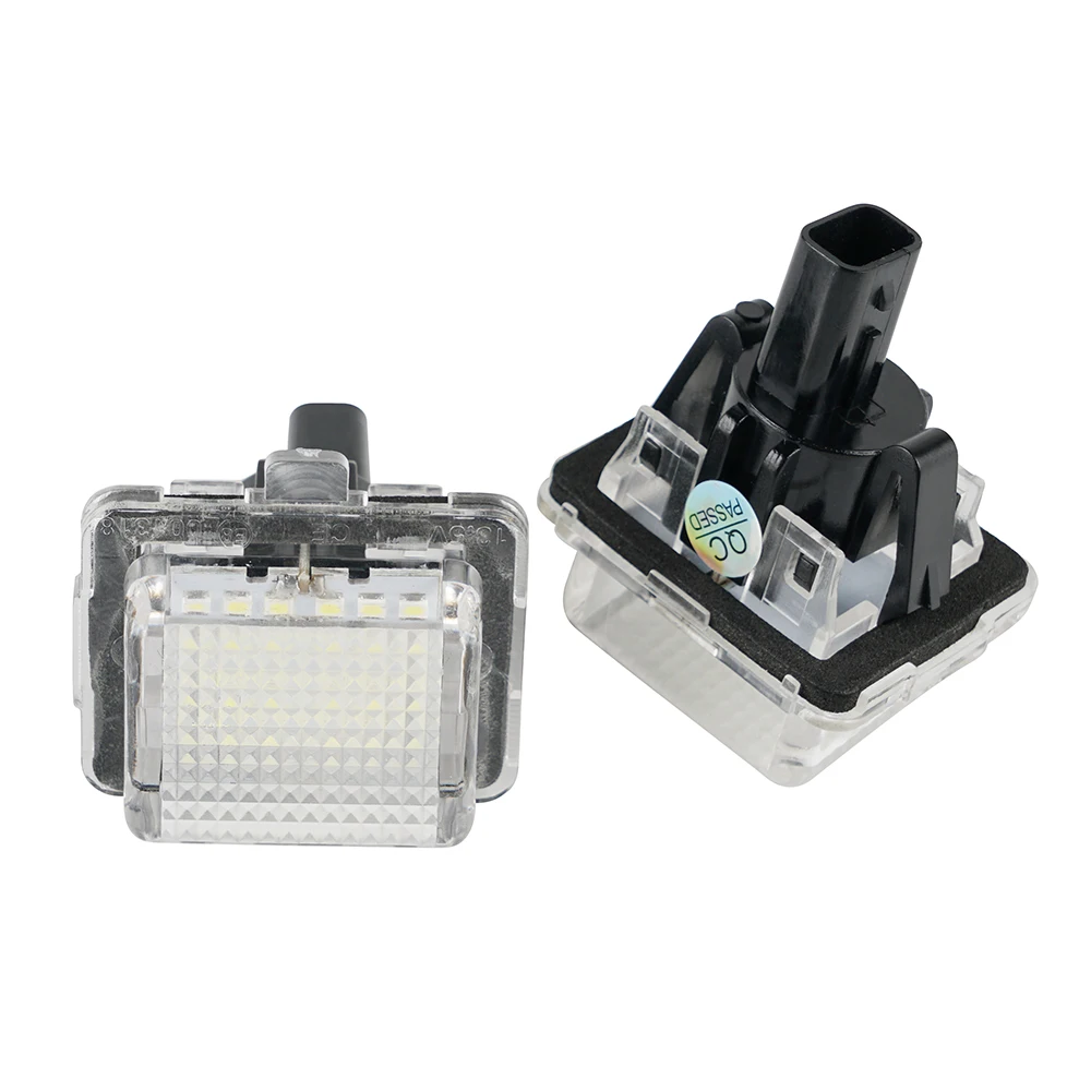 

2pcs White Car LED License Number Plate Lights Lamp For Mercedes-Benz C-Class W204 C204 S204 CL-Class W216 CLS-Class Coupe C218