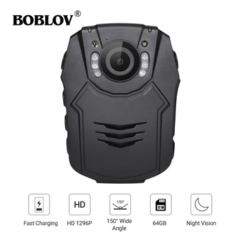 

BOBLOV PD50 IR Night Vision Police Body worn Camera Recorder DVR Security Video Recorder Wearable Mini Camcorders police cam