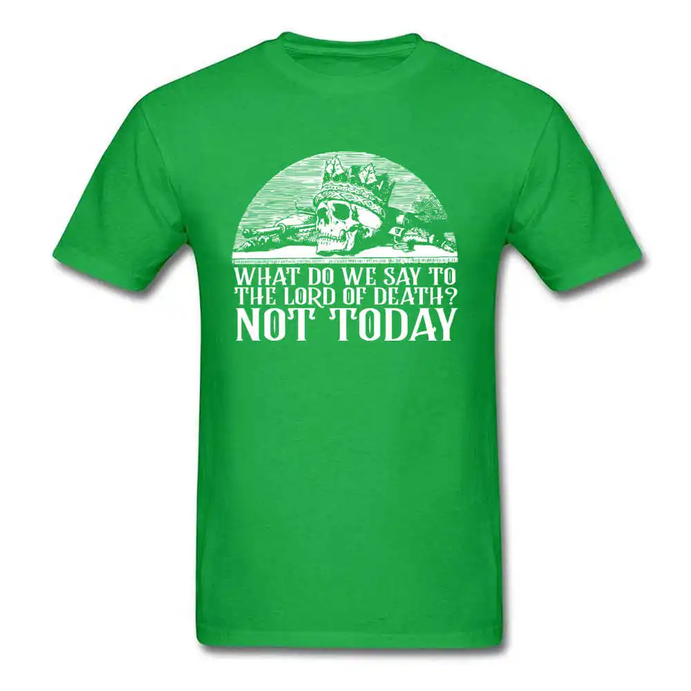 Gift Tops T Shirt Designer Short Sleeve Student T Shirt TpicOriginaltitle Customized Mother Day T-shirts Crew Neck danger-what-do-we-say-not-today green