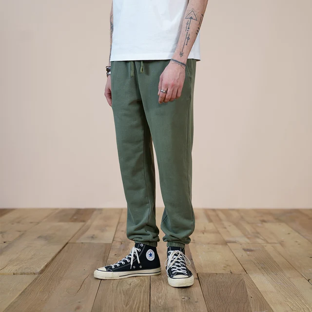 Casual jogger pants made of cotton