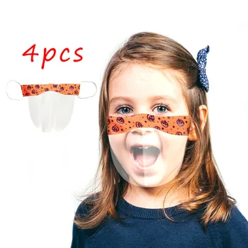 

Face Mask Fashion Child Shield Washable Reusable Comfortable Mask Transparent PVC Visual Mask Mondmasker mascarillas