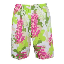 Модные мужские Гавайские шорты, повседневные пляжные шорты с рисунком пальмы, праздничные тропические плавки Luau, вечерние шорты