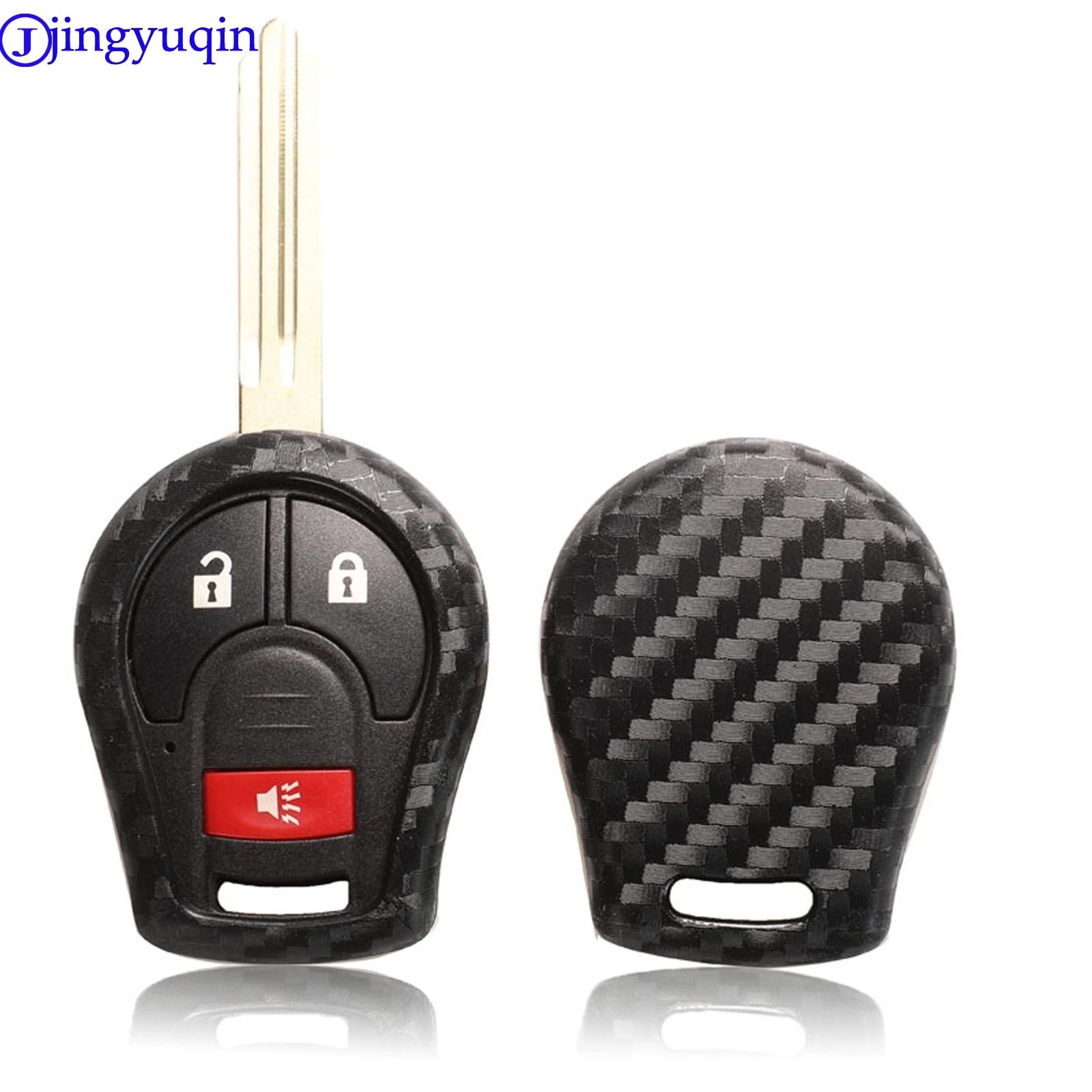 Чехол для автомобильных ключей jingyuqin 2/3/4 кнопки чехол Nissan Juke March Qashqai солнечное