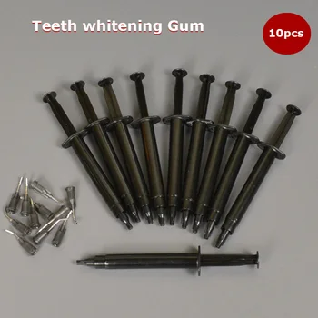 10 pz 1.5 ML Professionale Sbiancamento Dei Denti Barriera Gengivale/Gomma Dentale diga Sbiancamento Dei Denti Gomma Protettore Gel Dentista Clinica Uso