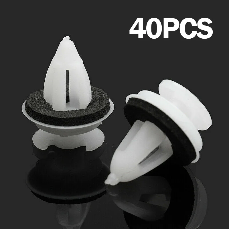 

40pcs 7.5-8mm Car Interior Door Panel Trim Clips For BMW BE36 E38 E39 E46 X5 M3 M5 Z3 Fixer Retaining Clamp Exterior Parts