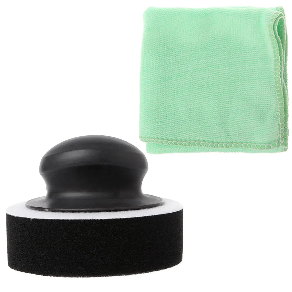 

1Set Handle+Sponge+Towel Polishing Buffing Pad For Car Waxing Polisher Tool Care Drop Ship Support