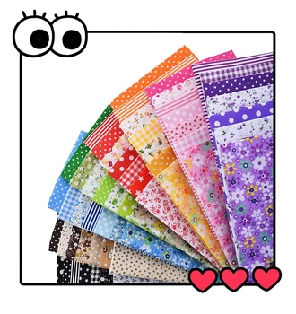 

56pcs 25cm25cm(9.8" X 9.8") Floral Printed Top Cotton Fabric Bundle Squares Quilting Sewing Patchwork Cloths DIY