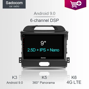 

DSP Car DVD Player 64GB 4G RAM car radio BT GPS map Radio OBD2 TV Android 8.1 for KIA sportage 2010 2011 2012 2013 2014 2015