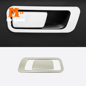 

2pcs Car Dashboard copilot glove Box handle bowl Cover Trim For Hyundai Sonata 2020 2021 Stainless steel Car Styling Accessories