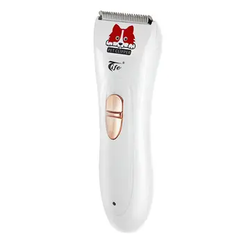 

Stainless Steel Dog Hair Clipper Pet Hair Trimmer Trim Cat Charging Type White Pets Security