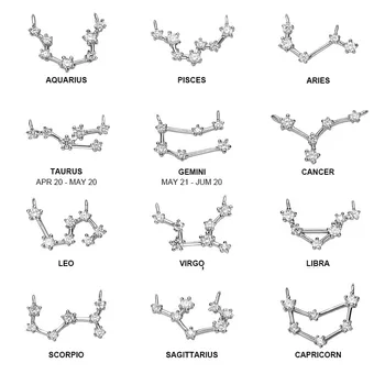 

AILIN Zodiac Sign 12 Constellation Necklaces & Pendants Choker Necklaces for Women Zodiac Jewelry Birthday Gift