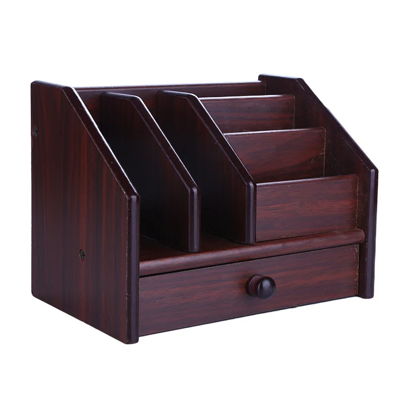 

A m Square Wood Pen Container Multi-functional Creative Simple Pen Container Rack Office Desktop Storage Useful Product
