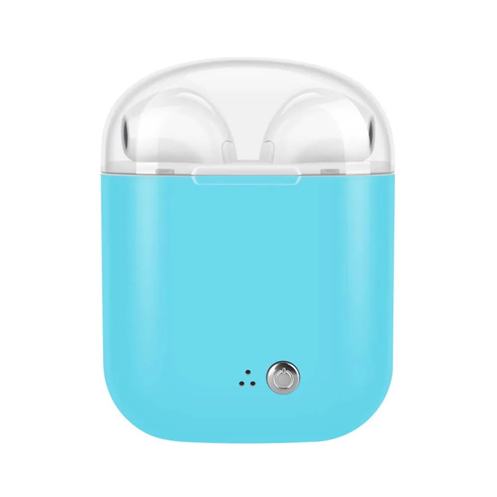 plus blue I7S TWS Bluetooth 5,0 стерео наушники беспроводные наушники спортивные наушники гарнитура для телефона huawei xiaomi - Цвет: plus blue