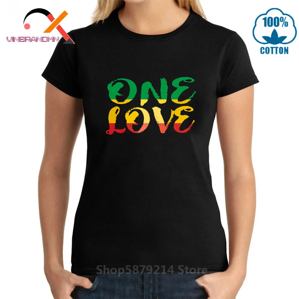 Забавный Боб Марли One Love Jamaica Rasta Reggae Hip Hop Rap Music крутая Женская футболка в подарок