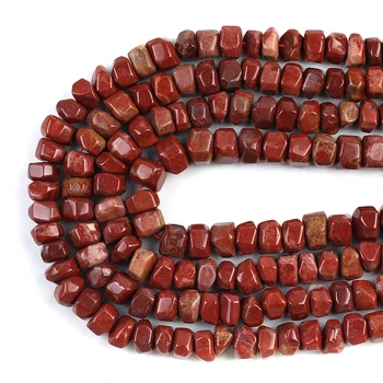 

Natural Irregular Red Stone Beads Special Cut Genuine Loose Spacer Beads For DIY Jewelry Making Bracelet Charms Accessories