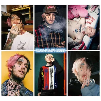 

5D DIY Diamond Painting Cross Stitch Lil Peep Hip Hop Rapper Music Singer Embroidery Mosaic Celebrity Art Home Decor