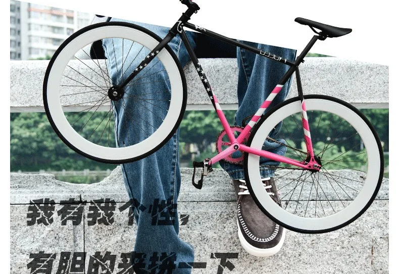 X-Front бренд fixie велосипед фиксированная передача 46 см 52 см DIY одно колесо скорость Дорожный велосипед трек флаг велосипед