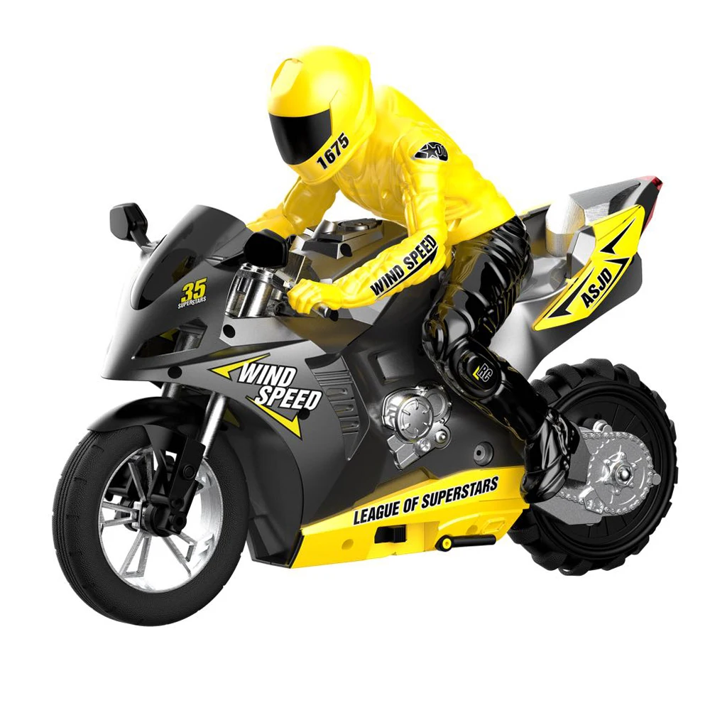 

2.4G 4 Channel RC Remote Control Motorcycle Wireless Radio Goes on 2 Wheels with Built in Gyroscope 1:20 Scale f