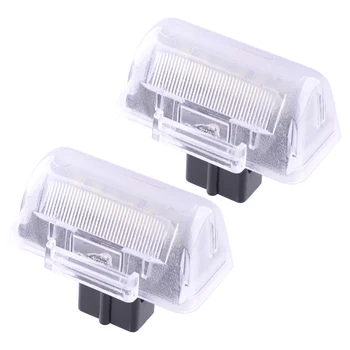 

2Pcs/Set 12V Car License Number Plate Light Lamp Fit For Ford Transit Bus Box Van Connect Tourneo 86VB13550AH 86VB13550AK 2 Pins