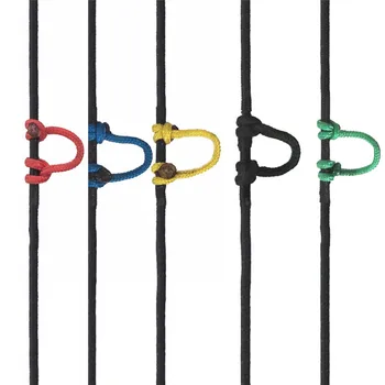 

3M Archery Compound Bow D Loop Ring Nylon Rope String Release U Rope Bowstring Aid Bow Accessory