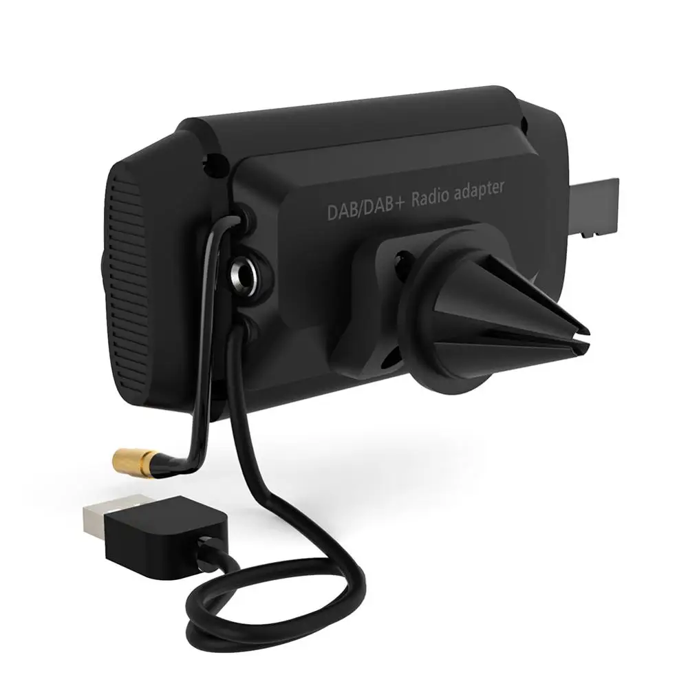 Автомобильный радиоадаптер DAB +/DAB FM передатчик с Bluetooth Hands free и воспроизведение