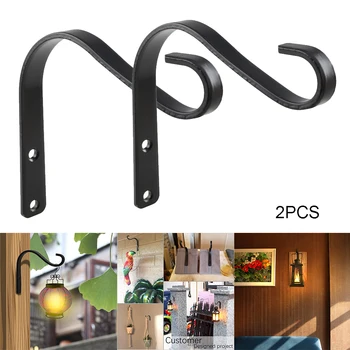 

Wall Hooks Flower Hooks Plant Hooks Flower Hanging Lamp Lantern Hooks Iron Garden Hanging Hanger Accessories