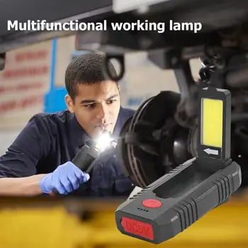 

COB Working Lamp Portable Spotlight Rechargeable Outdoor Emergency Light electric torch
