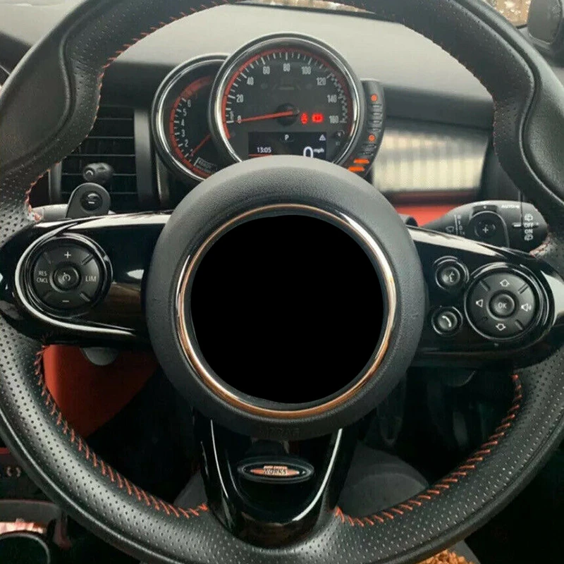 Union Jack Carbon Fiber Steering Wheel Cover For Mini Cooper F55 F56