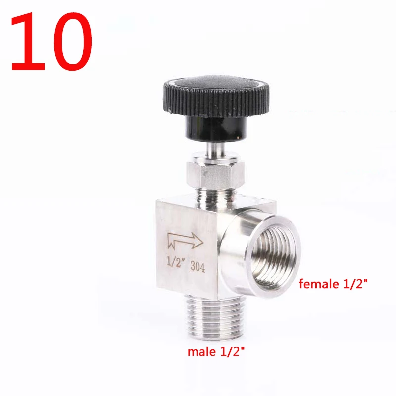 inoxidável, controle de fluxo, água, gás, óleo,