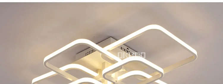 Conduziu a Lâmpada do Teto Luzes do Quarto de Jantar Sala de Estar Luminária de Alumínio Lamparas de Techo Toque Escurecimento Remoto Plafon Moderno Lustre 13 High Quality modern led