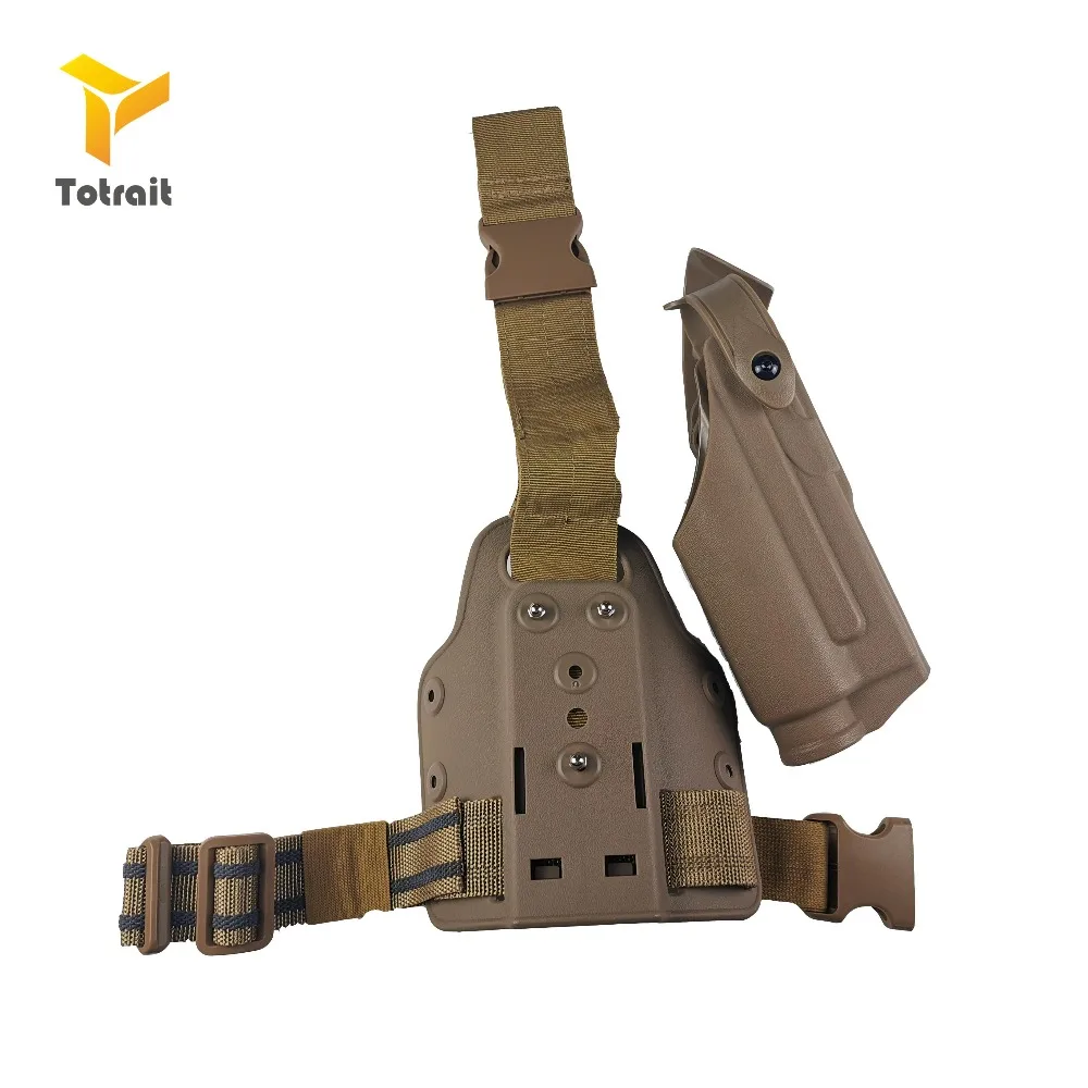 Страйкбол Safariland пистолет Glock17 19 22 23 31 Ремень Кобуры вспышка светильник для правой руки использовать ноги кобура светильник подшипник glock кобура