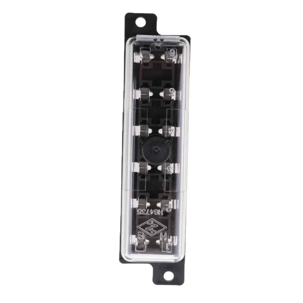 Car Truck 6-Way Circuit  Fuse Box Block Holder 32V Electrical Connect