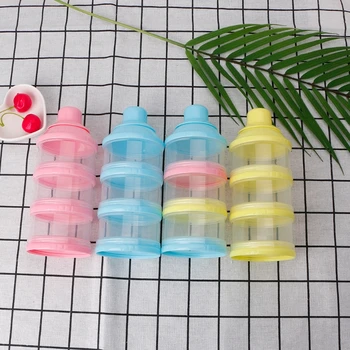 

Baby Infant Feeding Milk Powder Food Bottle Container Portable 3 Cells Grid Box U50F