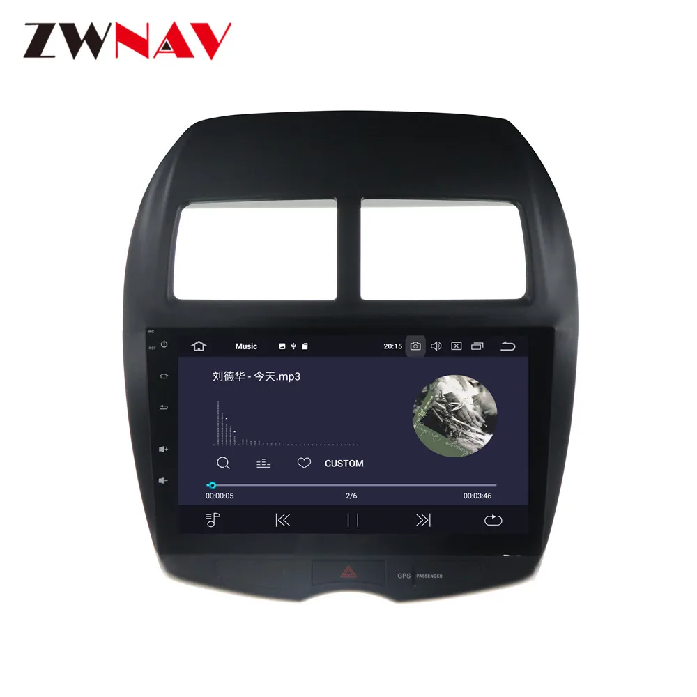 PX6/PX5 DSP Android 9,0 автомобильный мультимедийный плеер gps навигация для MITSUBISHI ASX RVR Outlander 2010+ головное устройство радио магнитофон