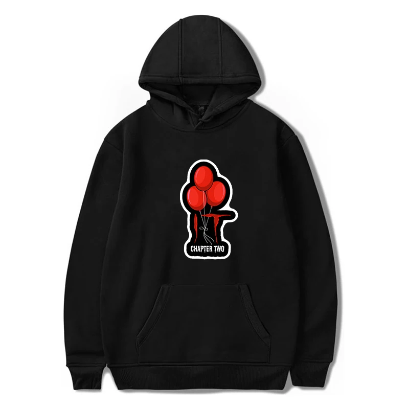 

2019 It Chapter Two Printed New Men Women Hoodies Harajuku Spring Autumn Sweatshirts Hoodies Outwear Hip-Hop Boys Girls Clothes