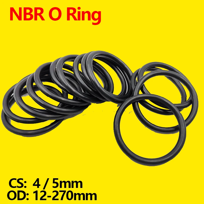 WD CS 4mm 5mm OD 12mm-270mm Nitrile Butadiene Rubber NBR Sealing Ring Repair Skeleton Oil Seal Gasket O Ring Seal Washer rubber o rings sealing gasket rubber washers oil seals keycap o rings silicone o rings stainless steel washer