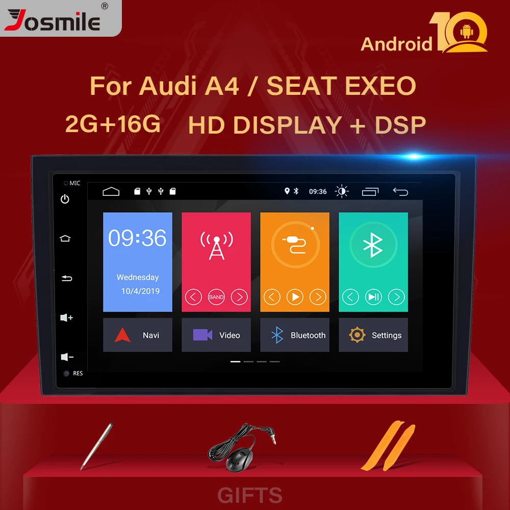 2GB 2 Din Car Radio GPS Android 10 Car DVD Player for Audi A4 B8 S4 B6 B7 RS4 8E 8H B9 Seat Exeo Multimedia Navigation head unit 2GB 2 Din Car Radio GPS Android 10 Car DVD Player for Audi A4 B8 S4 B6 B7 RS4 8E 8H B9 Seat Exeo Multimedia Navigation head unit