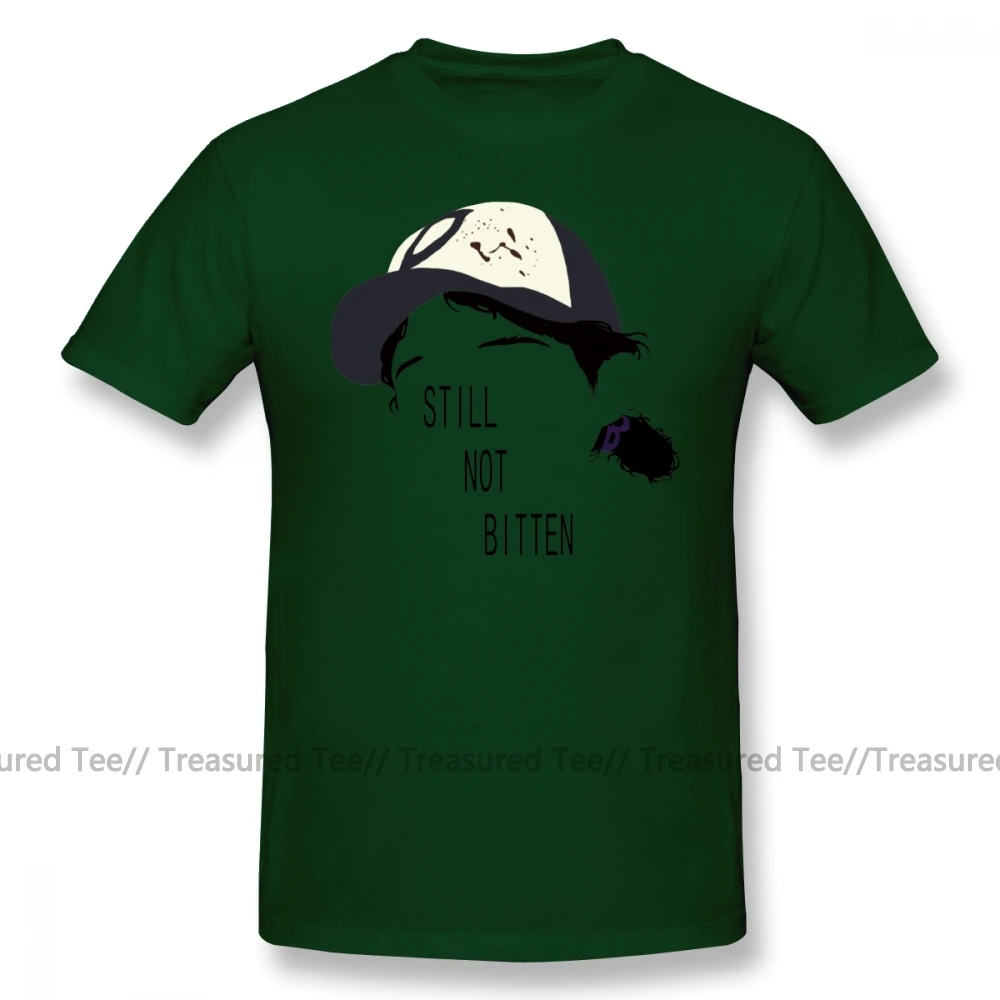 Футболка "Ходячие мертвецы" футболка с надписью "Ходячие мертвецы" клементин контур вер " забавная футболка из 100 хлопка - Цвет: Dark Green